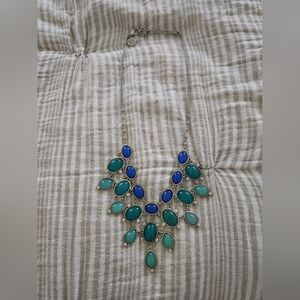 New York & Company Blue and Green Necklace